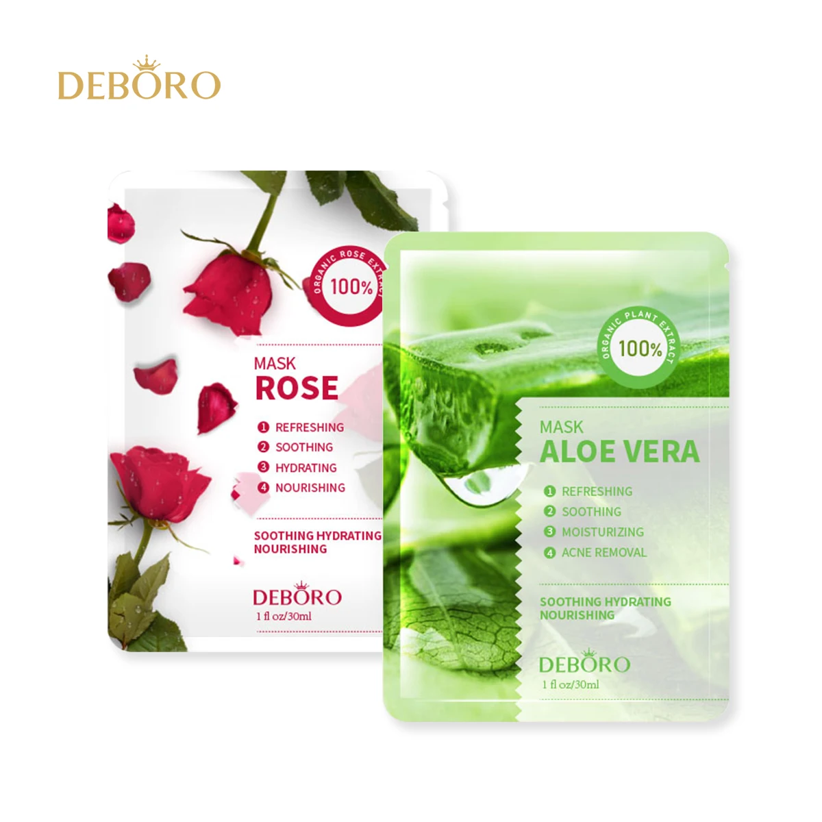 Hot Selling Deboro Korean Cosmetics Moisturizing Hydrating Sheet Facial Mask 4 Types Plant Extract Facial Mask Skin Care, Transparent
Hot Selling Deboro Korean Cosmetics Moisturizing Hydrating Sheet Facial Mask 4 Types Plant Extract Facial Mask Skin Care, Transparent