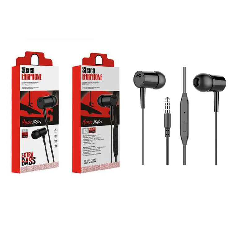 Wired Earphone with Microphone 3.5Mm Gaming Hardphone Bass In-Ear Headphones, Black/white
Wired Earphone with Microphone 3.5Mm Gaming Hardphone Bass In-Ear Headphones, Black/white