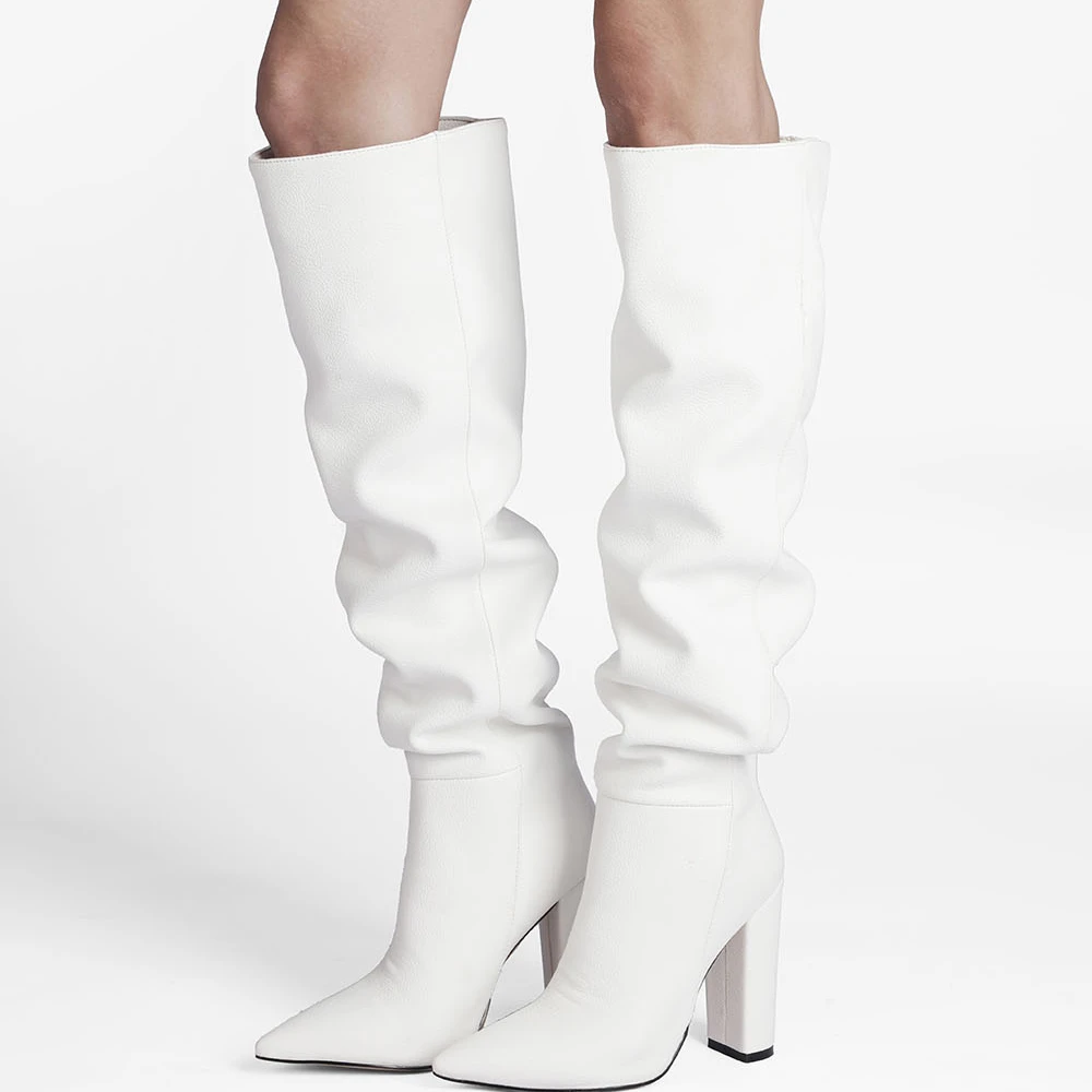 New fashion over-the-knee wide-tube women's thick high-heeled large size boots, Picture
New fashion over-the-knee wide-tube women's thick high-heeled large size boots, Picture