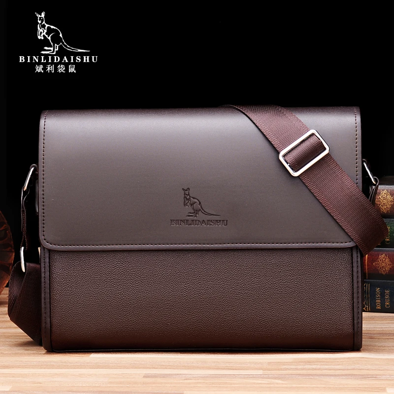 Men's high-quality messenger bag, business men's office file bag, high-quality flip generous leather shoulder bag,, Two colors
Men's high-quality messenger bag, business men's office file bag, high-quality flip generous leather shoulder bag,, Two colors
