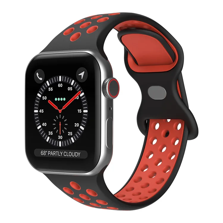KeepWin Luxury Silicone Watch Strap Bracelet 45mm 44mm 42mm 41mm 40mm 38mm Watch Band for Nike Apple Series 7 6 5 4 SE, 19 color
KeepWin Luxury Silicone Watch Strap Bracelet 45mm 44mm 42mm 41mm 40mm 38mm Watch Band for Nike Apple Series 7 6 5 4 SE, 19 color
