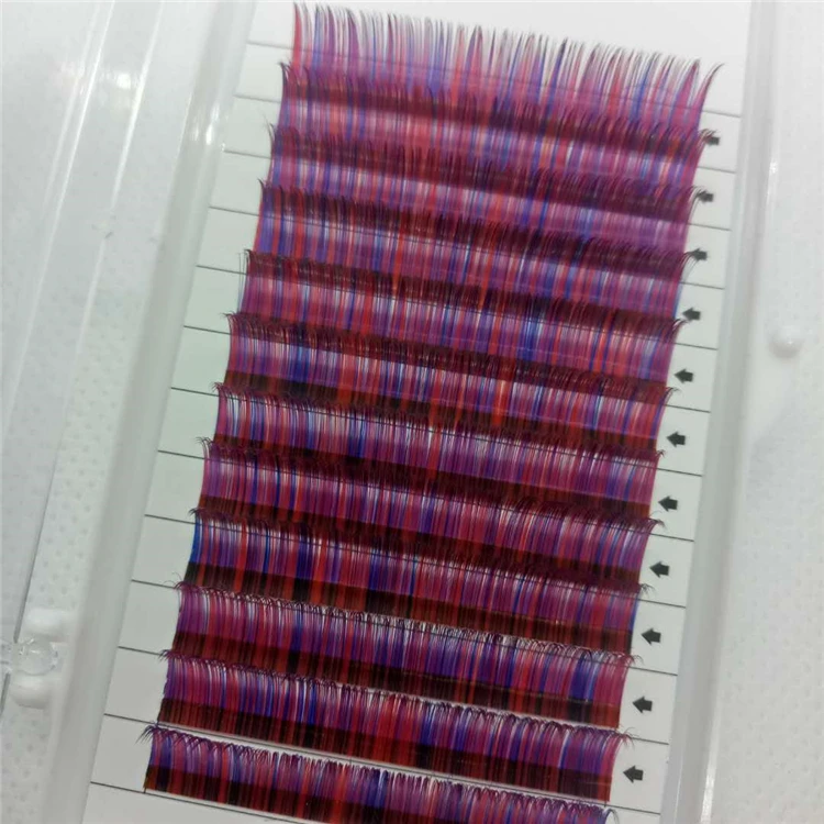 Wholesale Classic colorful Lashes Private Label colorful Mink Lashes High Quality Volume Eyelash Extension
Wholesale Classic colorful Lashes Private Label colorful Mink Lashes High Quality Volume Eyelash Extension
