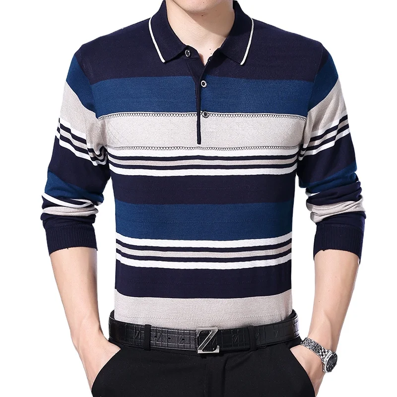2019 summer autumn new arrival stripe knitted loose men cheap custom fit long sleeve man shirt
2019 summer autumn new arrival stripe knitted loose men cheap custom fit long sleeve man shirt