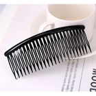 Custom 20 Teeth Double Rows Hair Side Plastic Hair Clip Comb For Women