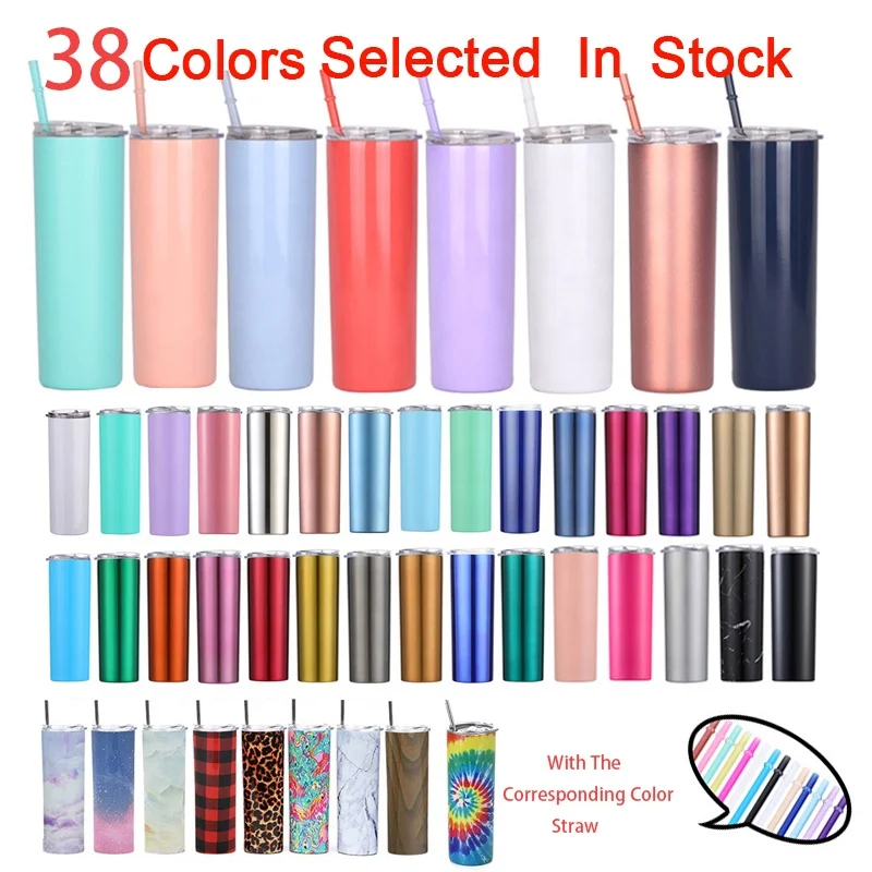 20oz 30oz Skinny Stainless Steel Tumbler Double Walled Insulated straight with straw
20oz 30oz Skinny Stainless Steel Tumbler Double Walled Insulated straight with straw