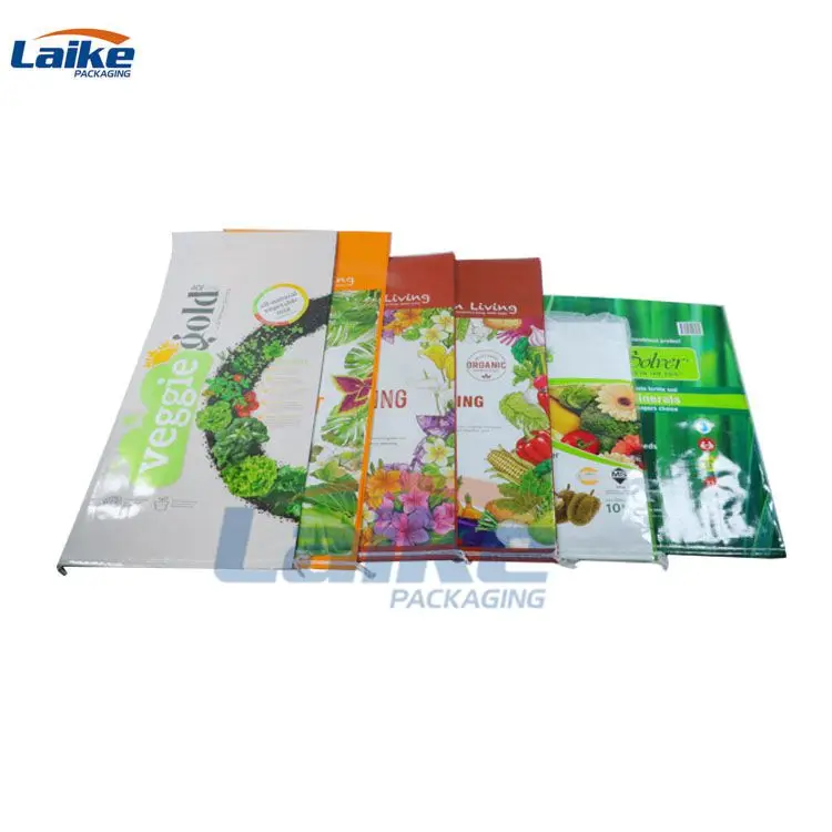 Newest Style Custom pp Woven Sack Breathable Potting Soil/organic Fertilizer Packaging Bags