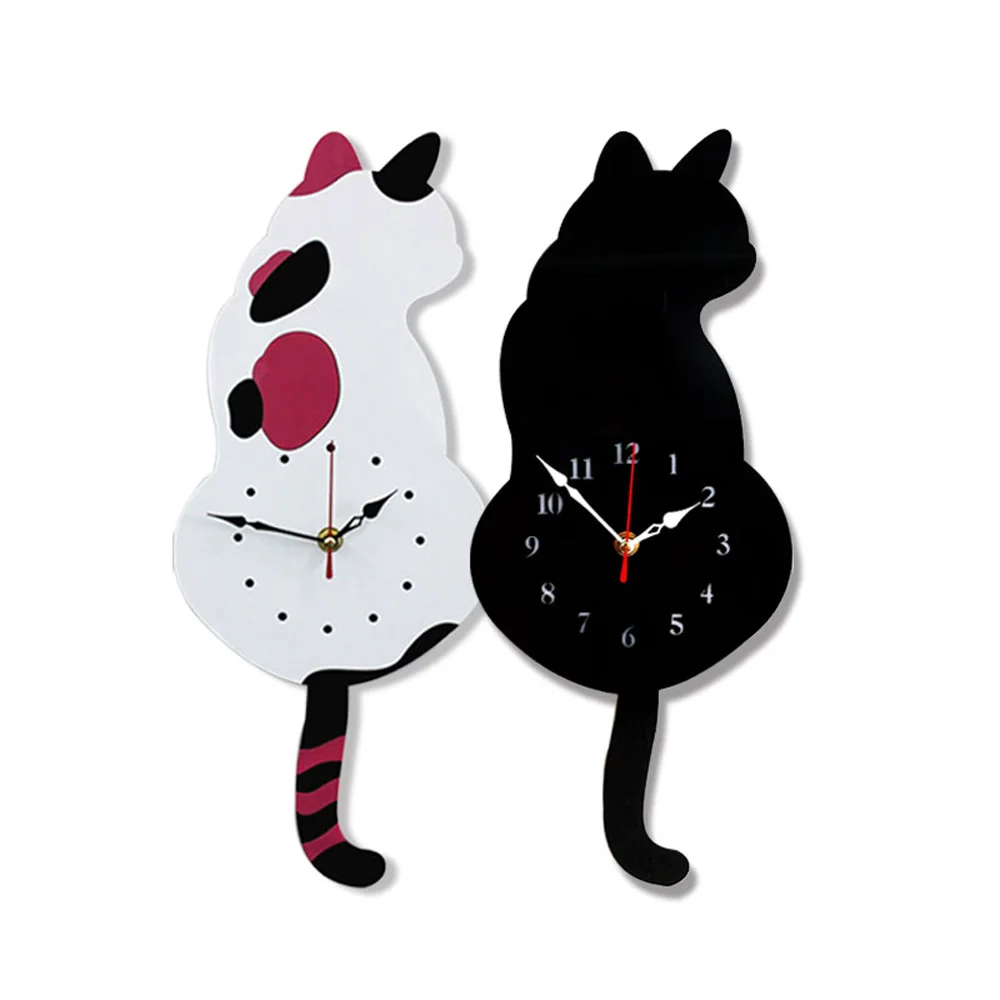 Hot Sale 3D Cat Clock Unique Gift for Kids Cat Wall Clock Cartoon Diy Cat Clock Moving Tail
Hot Sale 3D Cat Clock Unique Gift for Kids Cat Wall Clock Cartoon Diy Cat Clock Moving Tail