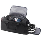 custom mens travel shoulder bag large business waterproof duffle bag with shoe compartment