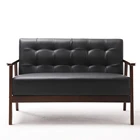 2020 New Model Living Room Leather Sofa Solid Wood Arms Sofa Spring Painting Sofa Home Use Hotel Use