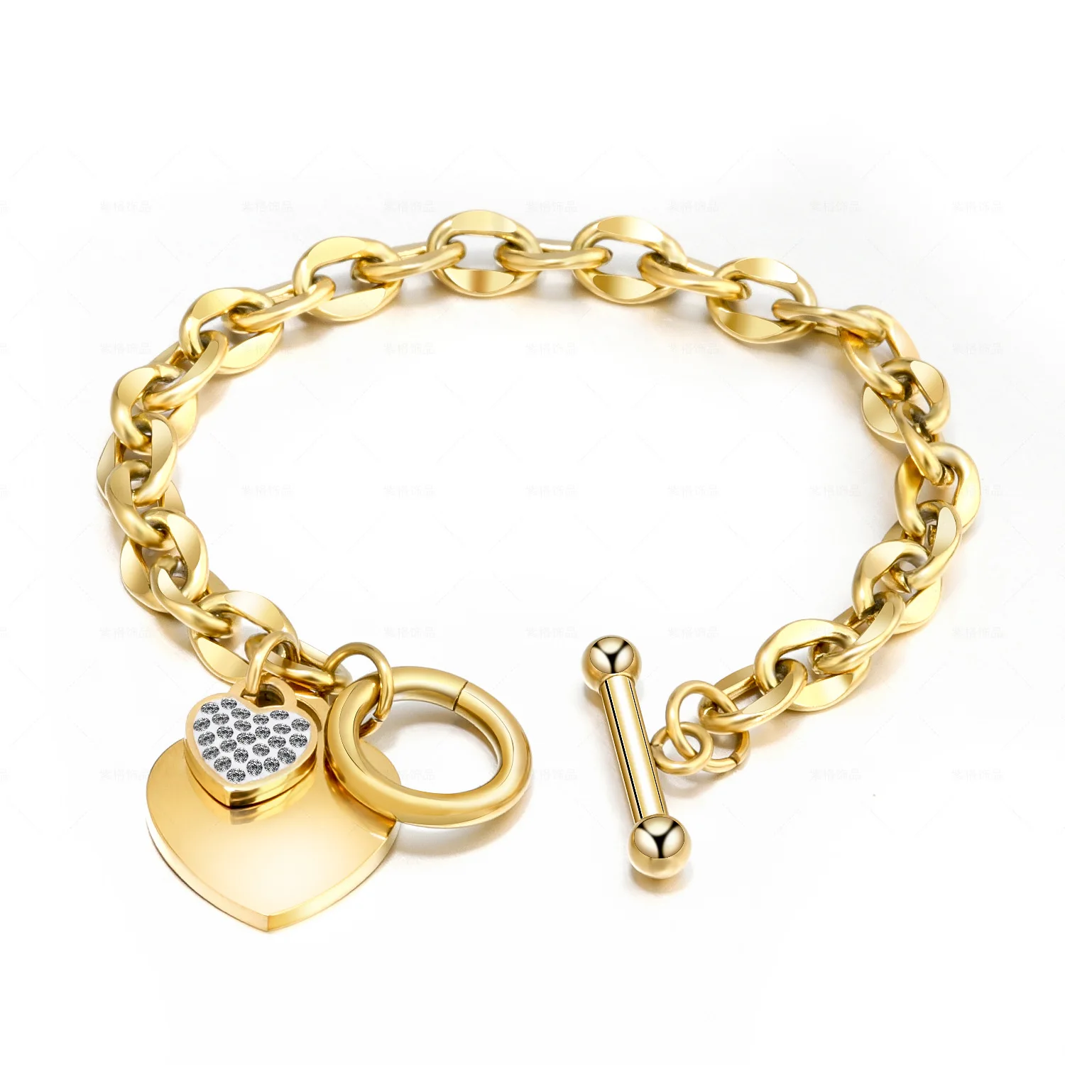Fashion Jewelry Love Pave Heart Beautiful Lovers Bracelets Woman Bracelets Stainless Women's Bracelet Stainless Steel, Gold, silver, rose gold
Fashion Jewelry Love Pave Heart Beautiful Lovers Bracelets Woman Bracelets Stainless Women's Bracelet Stainless Steel, Gold, silver, rose gold