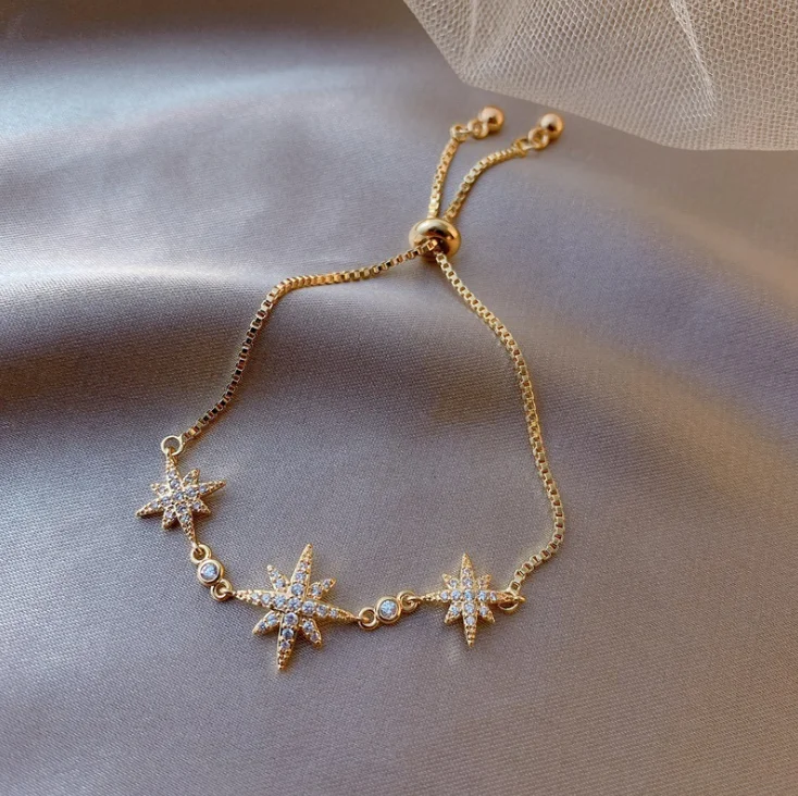 2021 Trend Kpop Stainless Steel Zircon Stars Lady Zircon Stars Adjustable Bracelet Golden Korean Trendy Circle Roman Numerals
2021 Trend Kpop Stainless Steel Zircon Stars Lady Zircon Stars Adjustable Bracelet Golden Korean Trendy Circle Roman Numerals