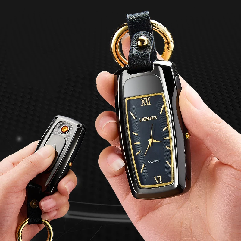 2021 New Flameless Multi Functions Windproof USB Watch Lighter Rechargeable Keychain Lighter, Multi colors
2021 New Flameless Multi Functions Windproof USB Watch Lighter Rechargeable Keychain Lighter, Multi colors