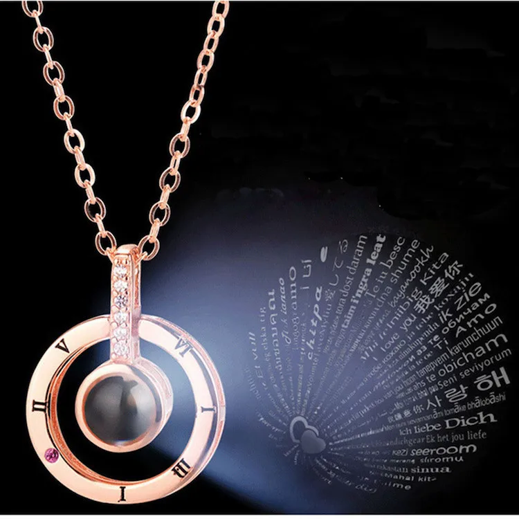 Rose Gold 100 Languages I Love You Heart Meaning Eternal Couples Pendants Gold Necklace, Steel, black+gold or custom made
Rose Gold 100 Languages I Love You Heart Meaning Eternal Couples Pendants Gold Necklace, Steel, black+gold or custom made