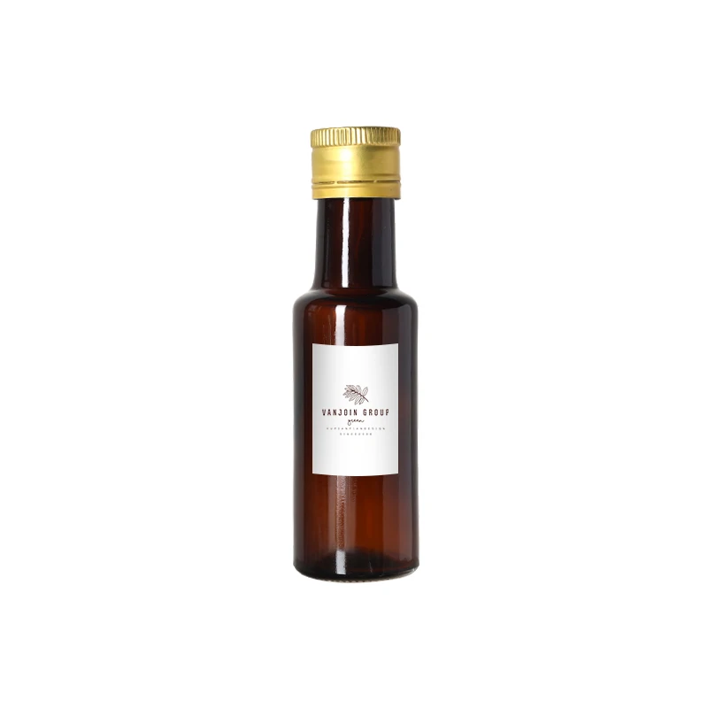 Wholesale 100ml Round Empty Dark Amber Glass Oil Bottle with Aluminum Lid cooking oil sauce Food Grade Custom logo
Wholesale 100ml Round Empty Dark Amber Glass Oil Bottle with Aluminum Lid cooking oil sauce Food Grade Custom logo