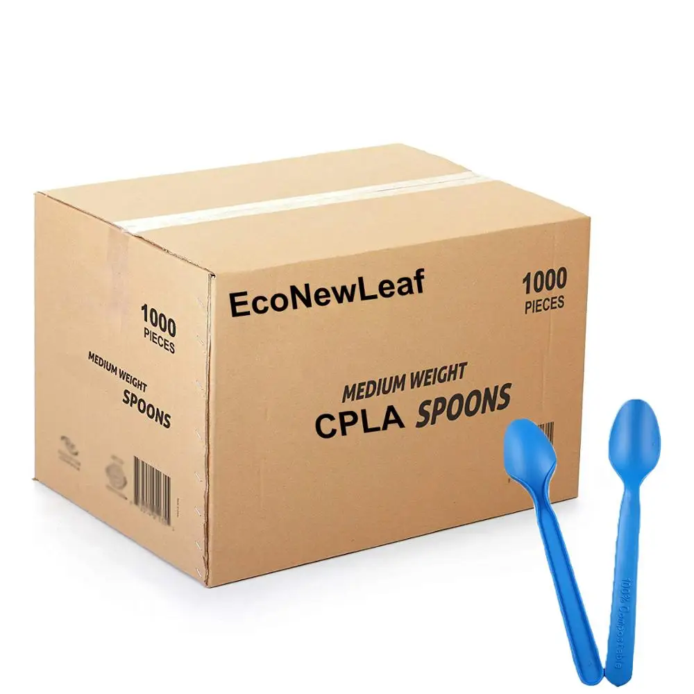 EcoNewLeaf 7 inch Disposable Tasting Spoons CPLA Bio Degradable Compostable Spoons 1000pcs
EcoNewLeaf 7 inch Disposable Tasting Spoons CPLA Bio Degradable Compostable Spoons 1000pcs