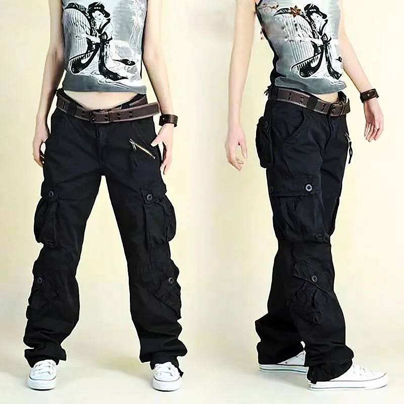 women high waist cargo pants Pocket Hip Hop Leisure Trousers Loose Baggy Military Army Tactical high waist pant Wide Leg Joggers
women high waist cargo pants Pocket Hip Hop Leisure Trousers Loose Baggy Military Army Tactical high waist pant Wide Leg Joggers