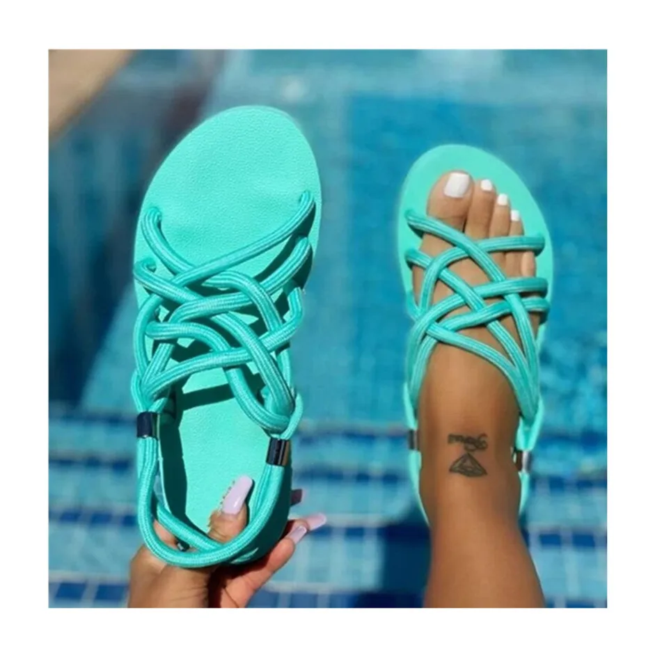 Hot sale 2021 Sandals For Womens And Ladies European Style Summer Fashion Hemp Rope Beach Flat Sandals Women
Hot sale 2021 Sandals For Womens And Ladies European Style Summer Fashion Hemp Rope Beach Flat Sandals Women