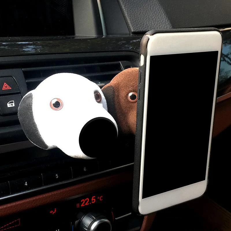 Car Phone Holder Magnetic Bracket Cartoon Dog head shape Universal Fresh Air Outlet Aromatherapy Stand Auto Navigation stent, Yellow/white/coffee/pink
Car Phone Holder Magnetic Bracket Cartoon Dog head shape Universal Fresh Air Outlet Aromatherapy Stand Auto Navigation stent, Yellow/white/coffee/pink