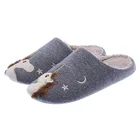 Warm Winter Home Unicorn Slippers Women's Men's Slippers Pink Fur Ladies Slippers Shoes Soft Comfortable Breathable
