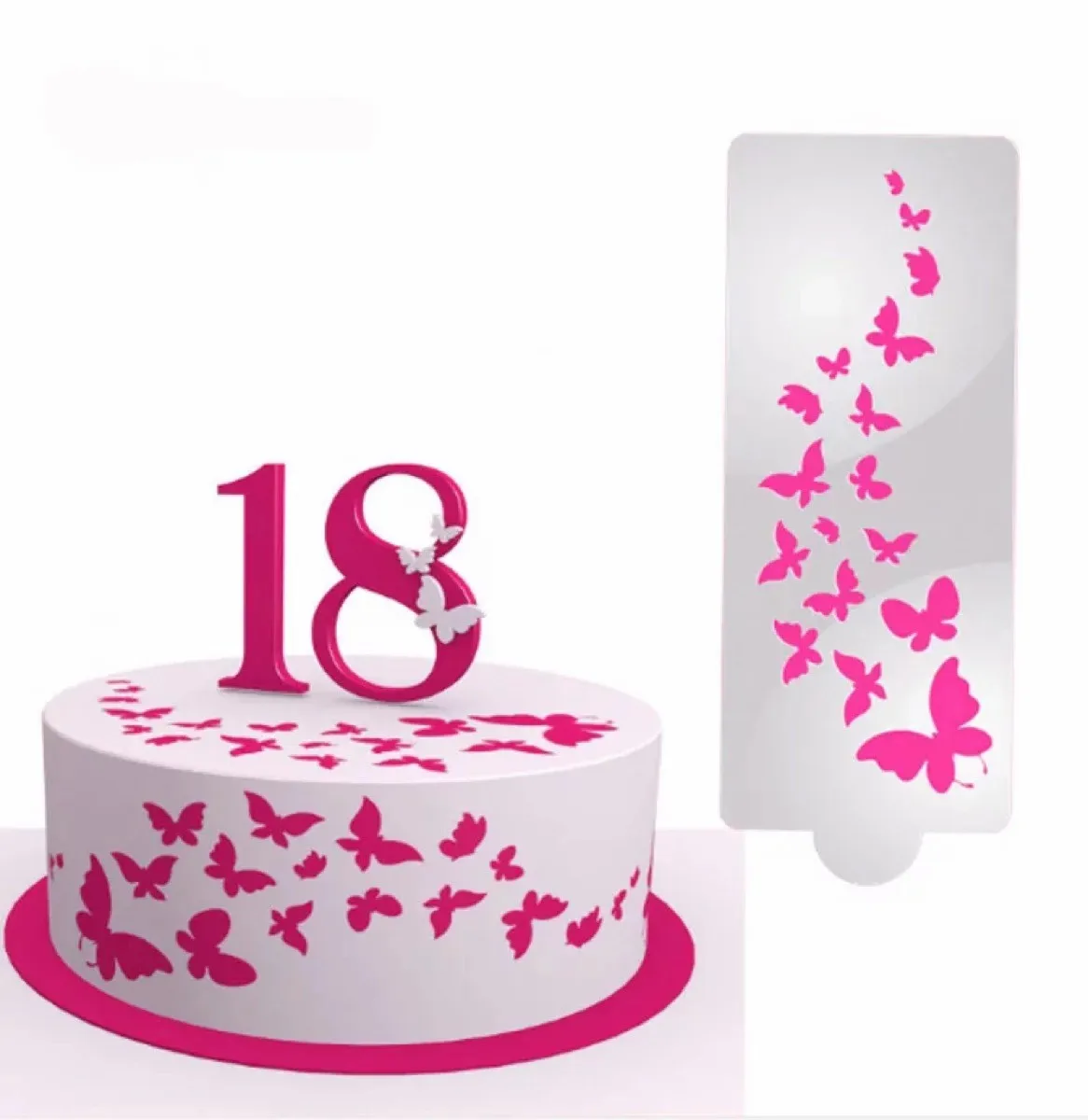Hot Selling Handle Hollow Out Diy Painting Cake Stencil Pattern Wedding Cake Spray Mold, White
Hot Selling Handle Hollow Out Diy Painting Cake Stencil Pattern Wedding Cake Spray Mold, White