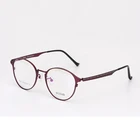 UMI Red titanium frame eyeglasses round design reading glasses for unisex GK-DD8017
