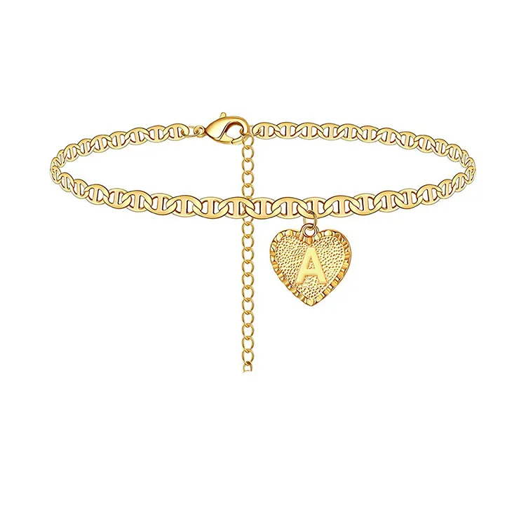 Heart Initials Letter Charm Anklets for Women, Cute 14K Gold Plated A-Z Foot Jewelry Anklets for Teens Girls
Heart Initials Letter Charm Anklets for Women, Cute 14K Gold Plated A-Z Foot Jewelry Anklets for Teens Girls