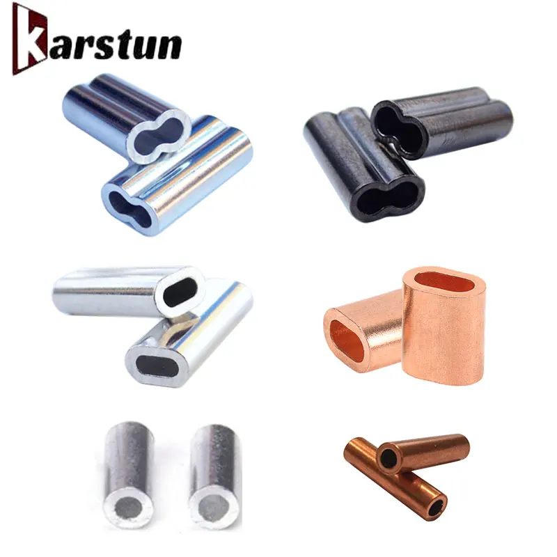 Brass Double hole pesca fishing crimp sleeve for crimping fishing line Other fishing gear
Brass Double hole pesca fishing crimp sleeve for crimping fishing line Other fishing gear