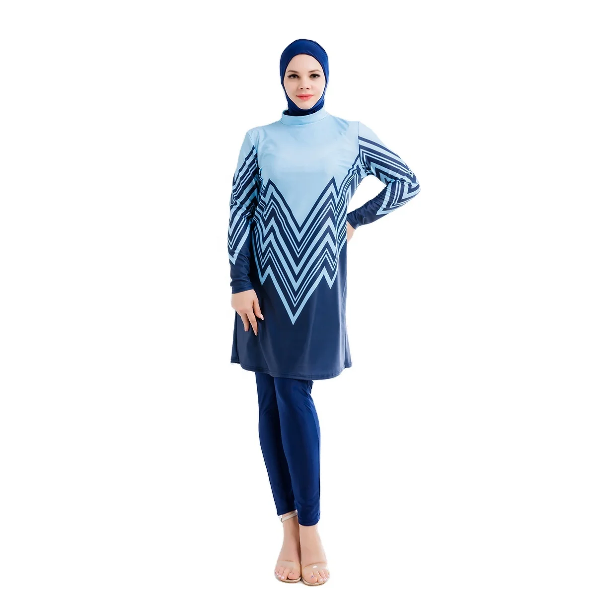 MOTIVE FORCE Comfortable Swim Wear For Muslim 3pcs Digital Printing Islamic Swimsuit
MOTIVE FORCE Comfortable Swim Wear For Muslim 3pcs Digital Printing Islamic Swimsuit