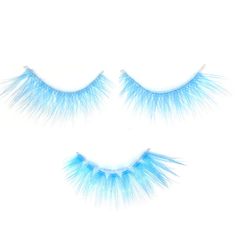 European and American transparent stem color eyelashes 3D cross stage makeup Festival chemical fiber false eye, As shown
European and American transparent stem color eyelashes 3D cross stage makeup Festival chemical fiber false eye, As shown