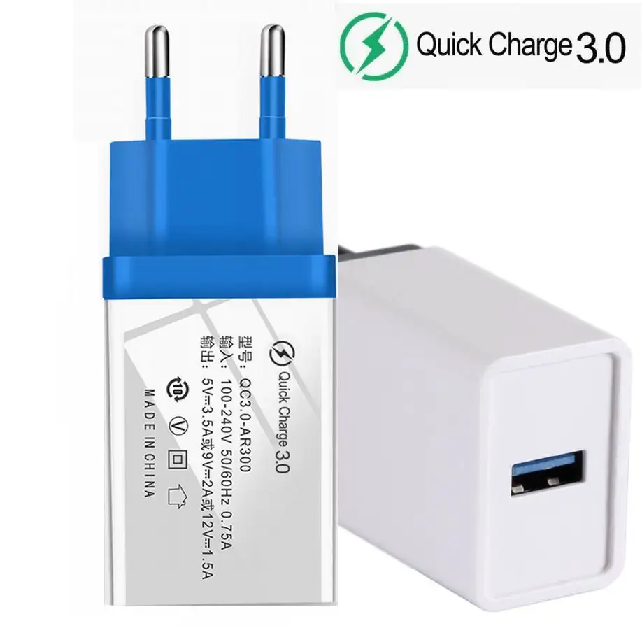 3.5A QC3.0 QC 3.0 USB Quick charger Support Smart Fast Charging Adapter EU/US/UK Plug For HUAWEI SAMSUNG IPHONE
3.5A QC3.0 QC 3.0 USB Quick charger Support Smart Fast Charging Adapter EU/US/UK Plug For HUAWEI SAMSUNG IPHONE