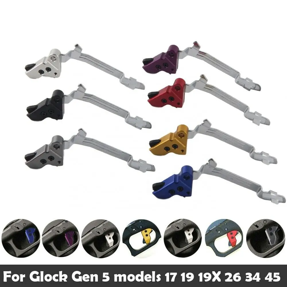 Aluminum 6061 T6 Enhanced Gen 5 Flat Trigger Shoe Assembly Head Turner for Glock 17 19 19X 26 34 45 with Trigger Bar
Aluminum 6061 T6 Enhanced Gen 5 Flat Trigger Shoe Assembly Head Turner for Glock 17 19 19X 26 34 45 with Trigger Bar