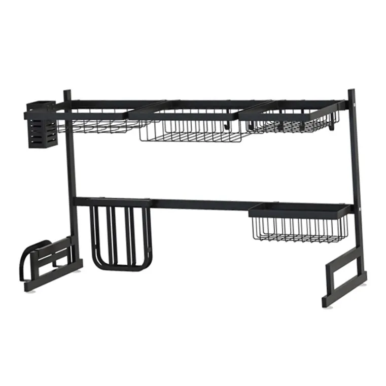 Wholesale Dish Draining Shelf free standing stainless steel kitchen over sink, Hot Selling Dish Draining Holder, Black
Wholesale Dish Draining Shelf free standing stainless steel kitchen over sink, Hot Selling Dish Draining Holder, Black