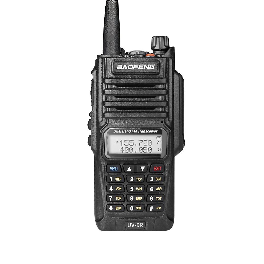 

Cheap price UHF/VHF Baofeng UV9R long range 15 km walkie talkie 10w dual band ham two way radio PTT ID waterproof woki toki, Black