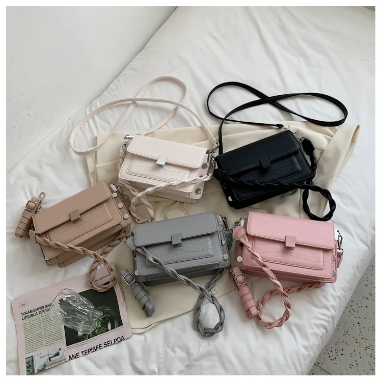ladies PU leather bag solid color shoulder messenger bag woman luxury square handbag, Black,khaki,gray,pink,beige
ladies PU leather bag solid color shoulder messenger bag woman luxury square handbag, Black,khaki,gray,pink,beige