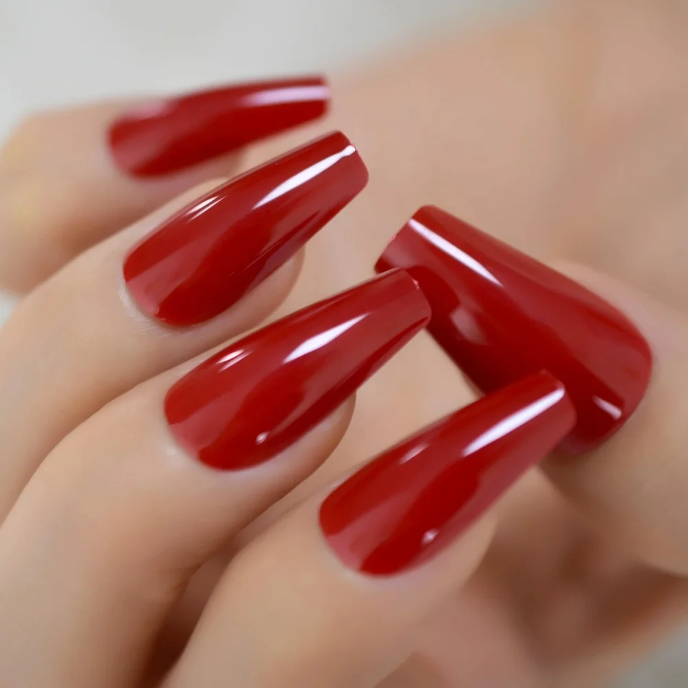 Red Long Full Tapered Nail Tips Soild Color Press On Nail Art New Practice Square Pure Artificial Acrylic Tip 24
Red Long Full Tapered Nail Tips Soild Color Press On Nail Art New Practice Square Pure Artificial Acrylic Tip 24