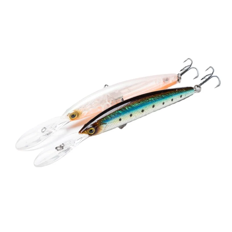 9505 Long Lip Minnow Fishing Lure Artififial Suspending Fishing Bait Counterweight Design, 6 colors
9505 Long Lip Minnow Fishing Lure Artififial Suspending Fishing Bait Counterweight Design, 6 colors