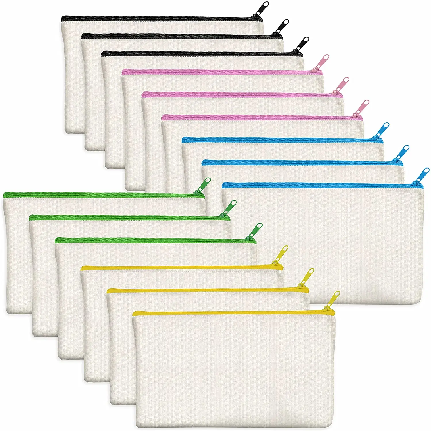 Beige Color Cotton Canvas DIY Craft Makeup Cosmetic Toiletry Stationary Storage Zipper Bags Pouches, White and other multi-colors are available
Beige Color Cotton Canvas DIY Craft Makeup Cosmetic Toiletry Stationary Storage Zipper Bags Pouches, White and other multi-colors are available