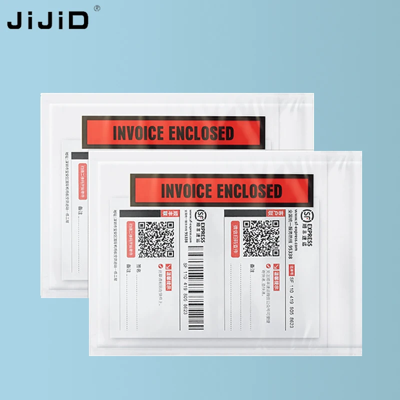 

JiJiD Packing List Envelopes Invoice Enclosed Slip Pouch Self Adhesive Shipping Label Pouch Airway Bill envelopes packing