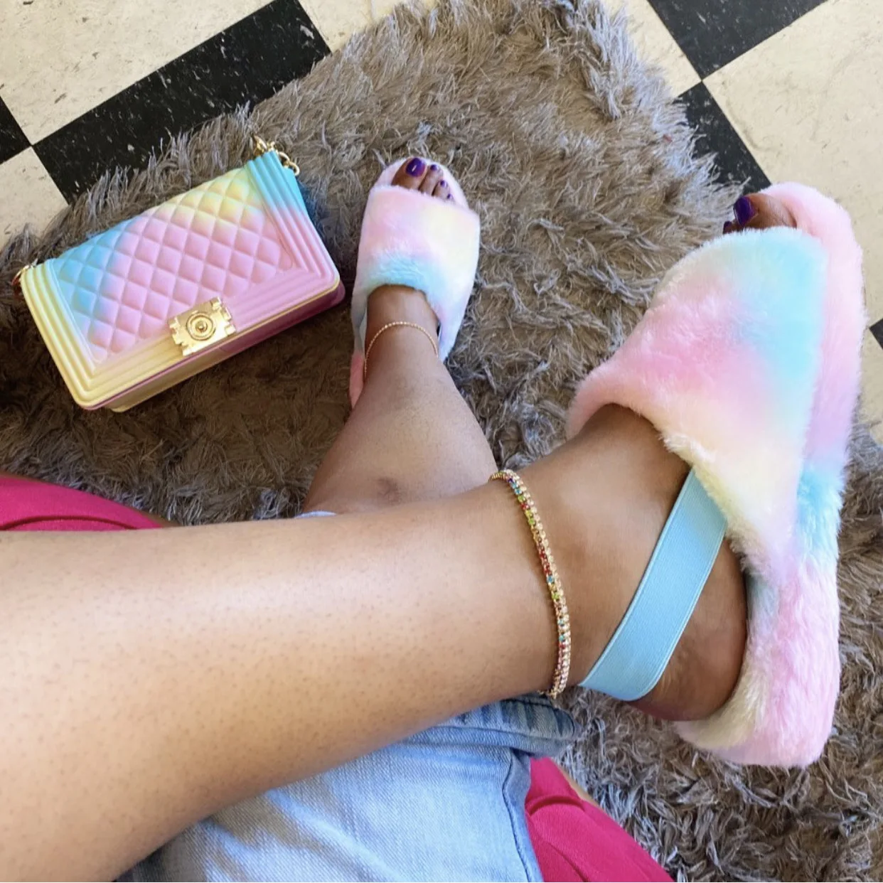 INS Hot Sale Woman Bags Luxury Handbags Diamond Jelly Tie-dye Gradient Lady Elegant women handbags handbags for women luxury, Blue
INS Hot Sale Woman Bags Luxury Handbags Diamond Jelly Tie-dye Gradient Lady Elegant women handbags handbags for women luxury, Blue