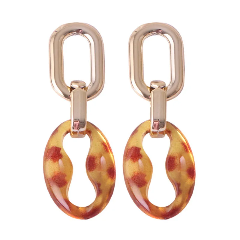 2020 bohemian acrylic alloy oval hoop earrings set women handmade geometric tassel earrings jewelry, Picture
2020 bohemian acrylic alloy oval hoop earrings set women handmade geometric tassel earrings jewelry, Picture