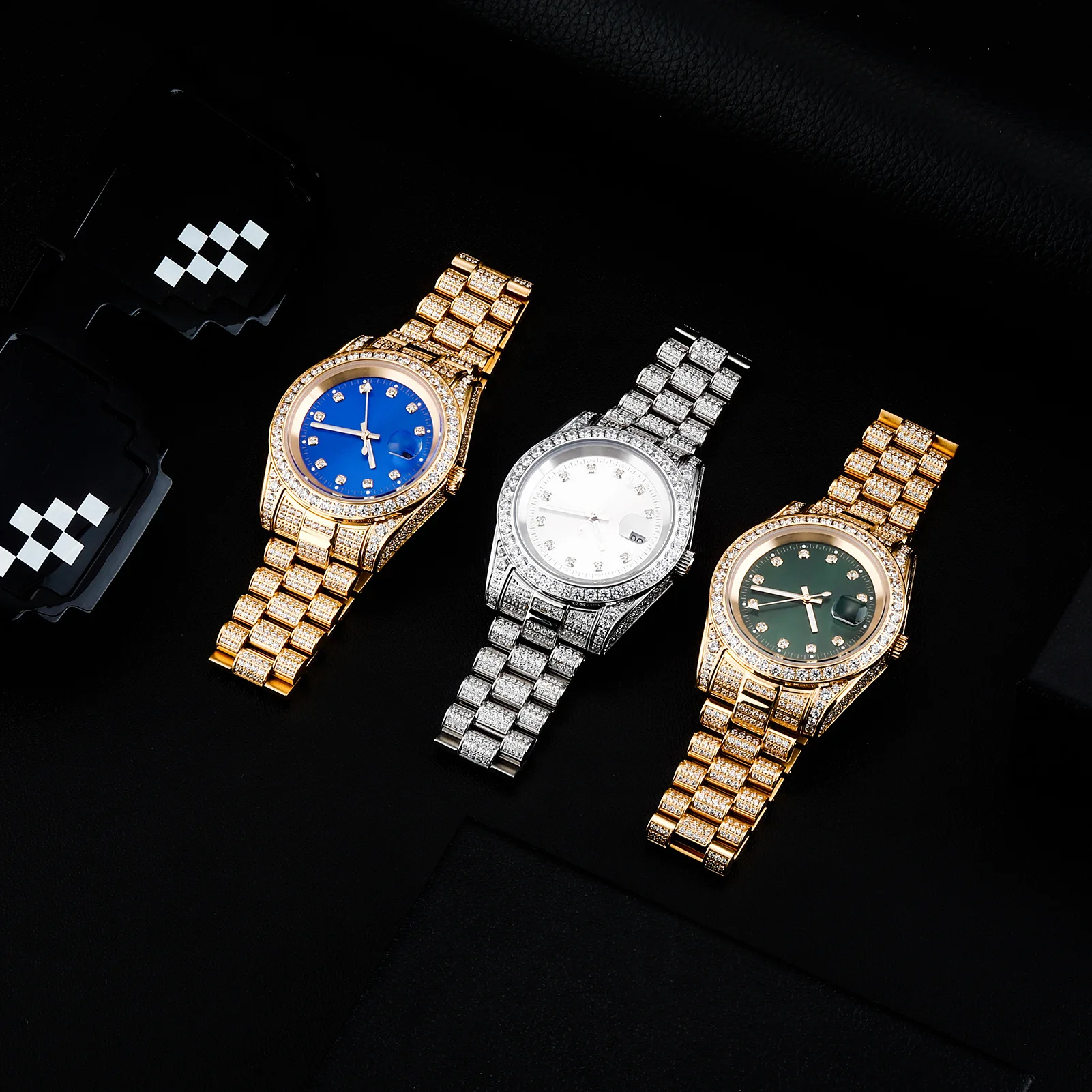 Ristar Jewelry Stainless Steel Iced Out Mens Watch Steel Watch band Custom Iced Out Cz Moissanite Watch, Silver / gold
Ristar Jewelry Stainless Steel Iced Out Mens Watch Steel Watch band Custom Iced Out Cz Moissanite Watch, Silver / gold