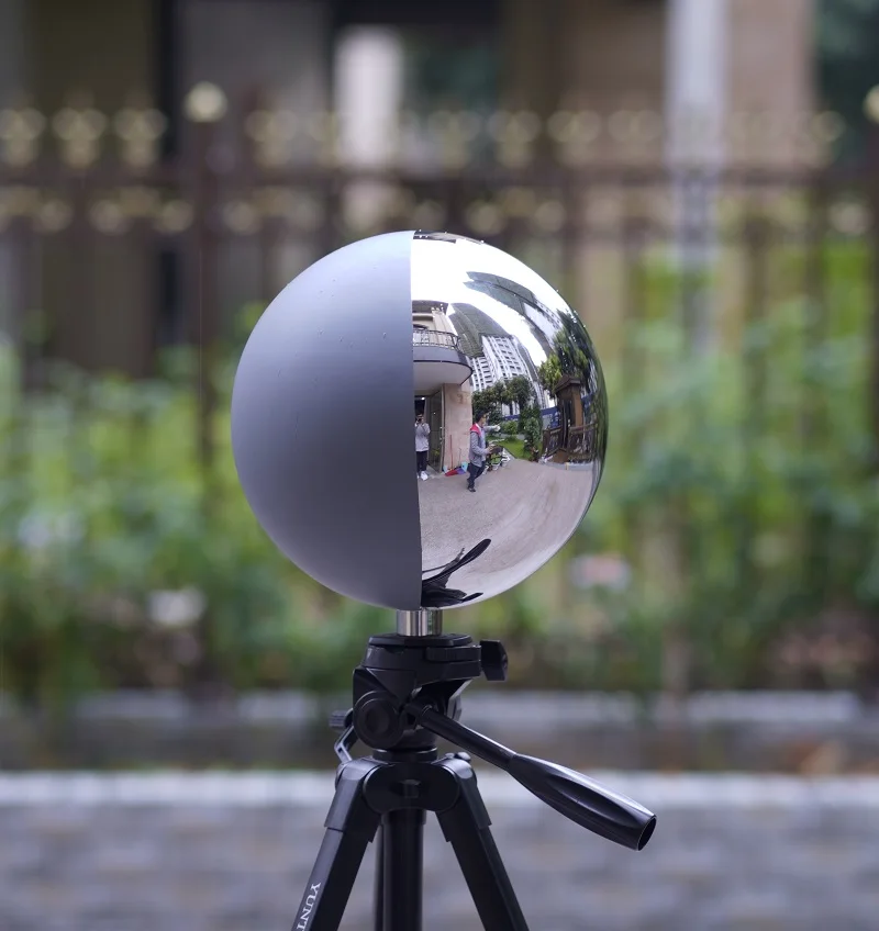 12.6 cm Hdri VFX Ball chrome grey ball Professional photography stainless steel ball, Silver and grey
12.6 cm Hdri VFX Ball chrome grey ball Professional photography stainless steel ball, Silver and grey