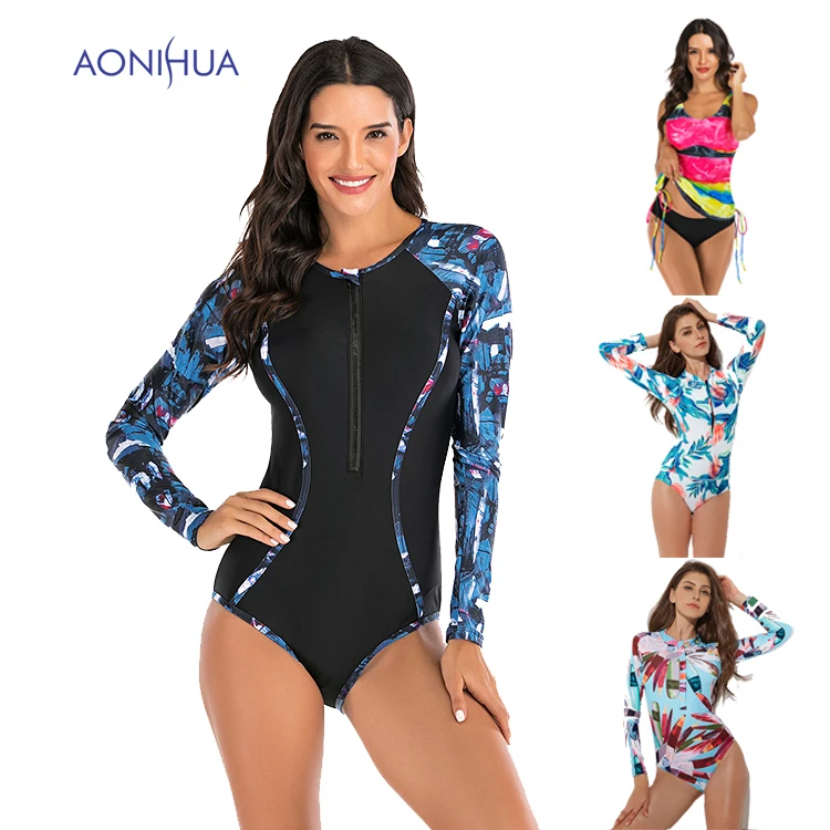 China Factory Sexy Women swimsuit swimming costume surfsuit Swimwear Long-sleeved Wetsuit aonihua
China Factory Sexy Women swimsuit swimming costume surfsuit Swimwear Long-sleeved Wetsuit aonihua