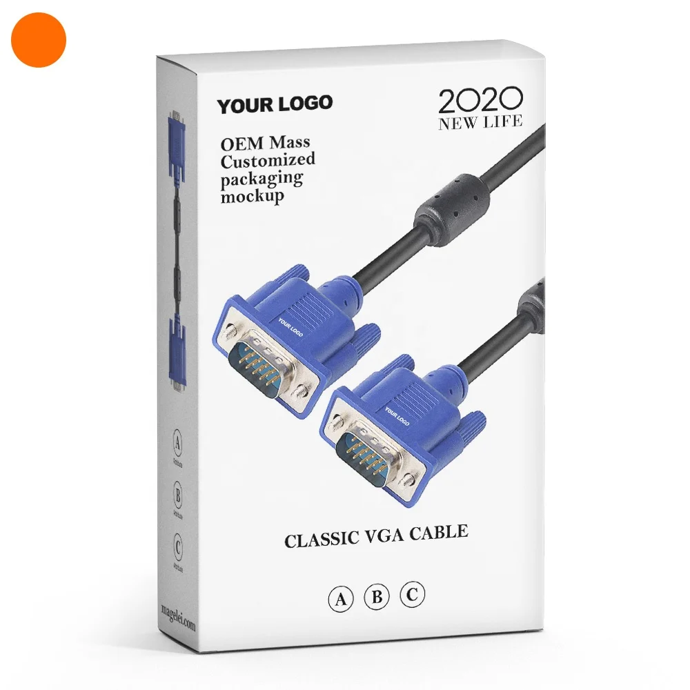 Magelei promotional price 1.3m male to male 3+2 15pin to 15pin vga computer monitor cable vga cables vga cable for pc, Black
Magelei promotional price 1.3m male to male 3+2 15pin to 15pin vga computer monitor cable vga cables vga cable for pc, Black