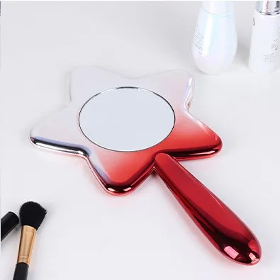 Custom Mirror Logo Vendor Smart Touch Switch Hand held Vanity Makeup Selfie Star LED Hand Mirror For Travel, Black
Custom Mirror Logo Vendor Smart Touch Switch Hand held Vanity Makeup Selfie Star LED Hand Mirror For Travel, Black