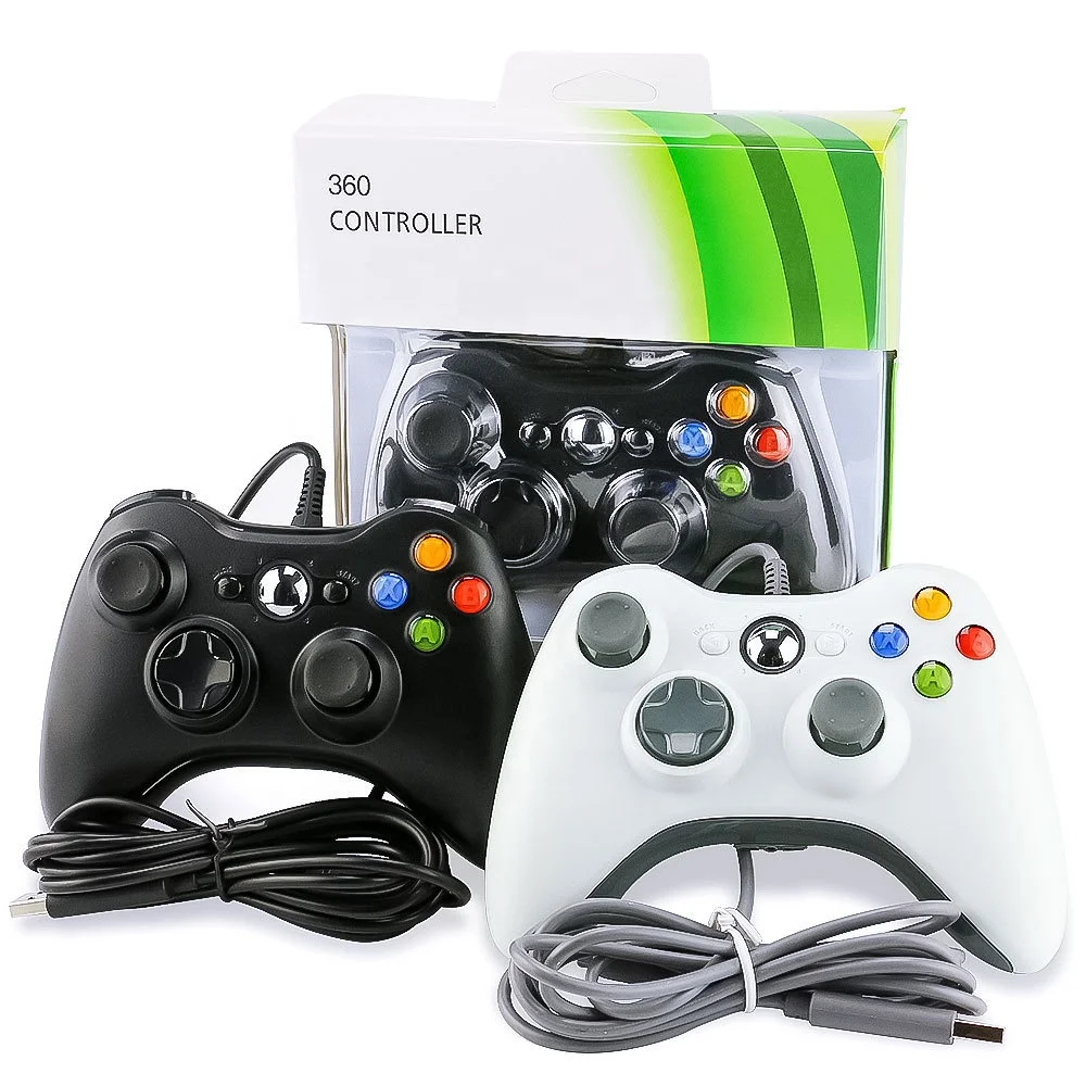 USB Wired Vibration Joystick Gamepad For PC Controller For Xboxes 360 Controller, Black,white
USB Wired Vibration Joystick Gamepad For PC Controller For Xboxes 360 Controller, Black,white