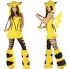 New yellow Pikachu Halloween costume Christmas costume role-playing costume