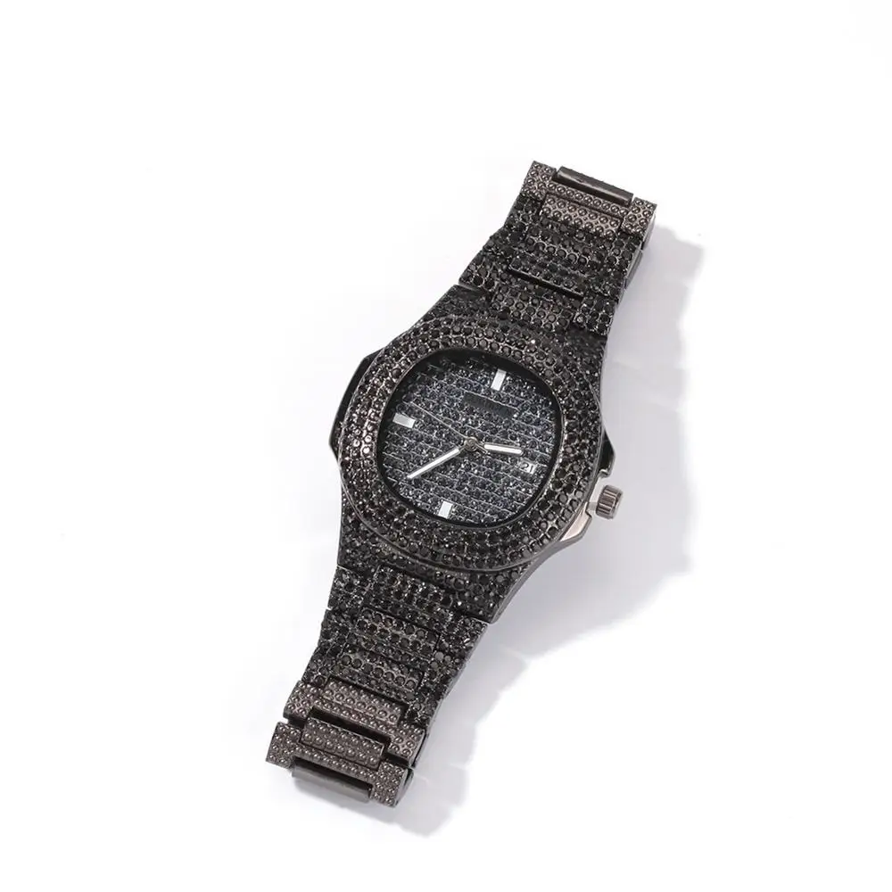 Hip Hop Rapper's Black Iced Out Oblong Mens Watches With Stainless Steel Wristband Clock Hours, Yellow,black,sliver
Hip Hop Rapper's Black Iced Out Oblong Mens Watches With Stainless Steel Wristband Clock Hours, Yellow,black,sliver