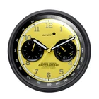 Deheng 13 inch wholesale decorative wall clock luxury wrist watch wall clock with thermometer