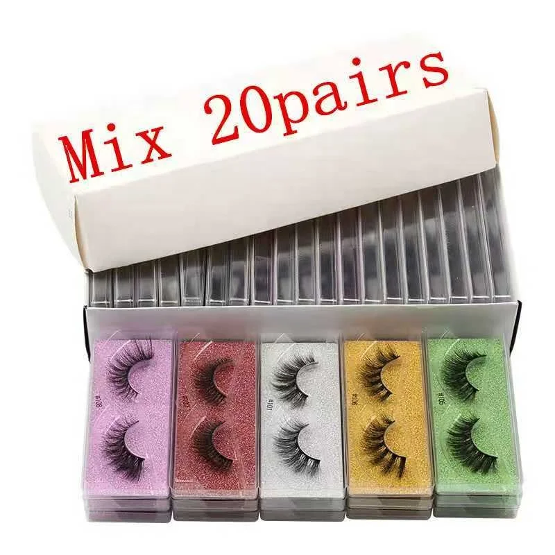 mix pairs Eyelashes Factory Wholesale Price Handmade Look Natural Mink 3d faux mink eyelashes, Black colors
mix pairs Eyelashes Factory Wholesale Price Handmade Look Natural Mink 3d faux mink eyelashes, Black colors